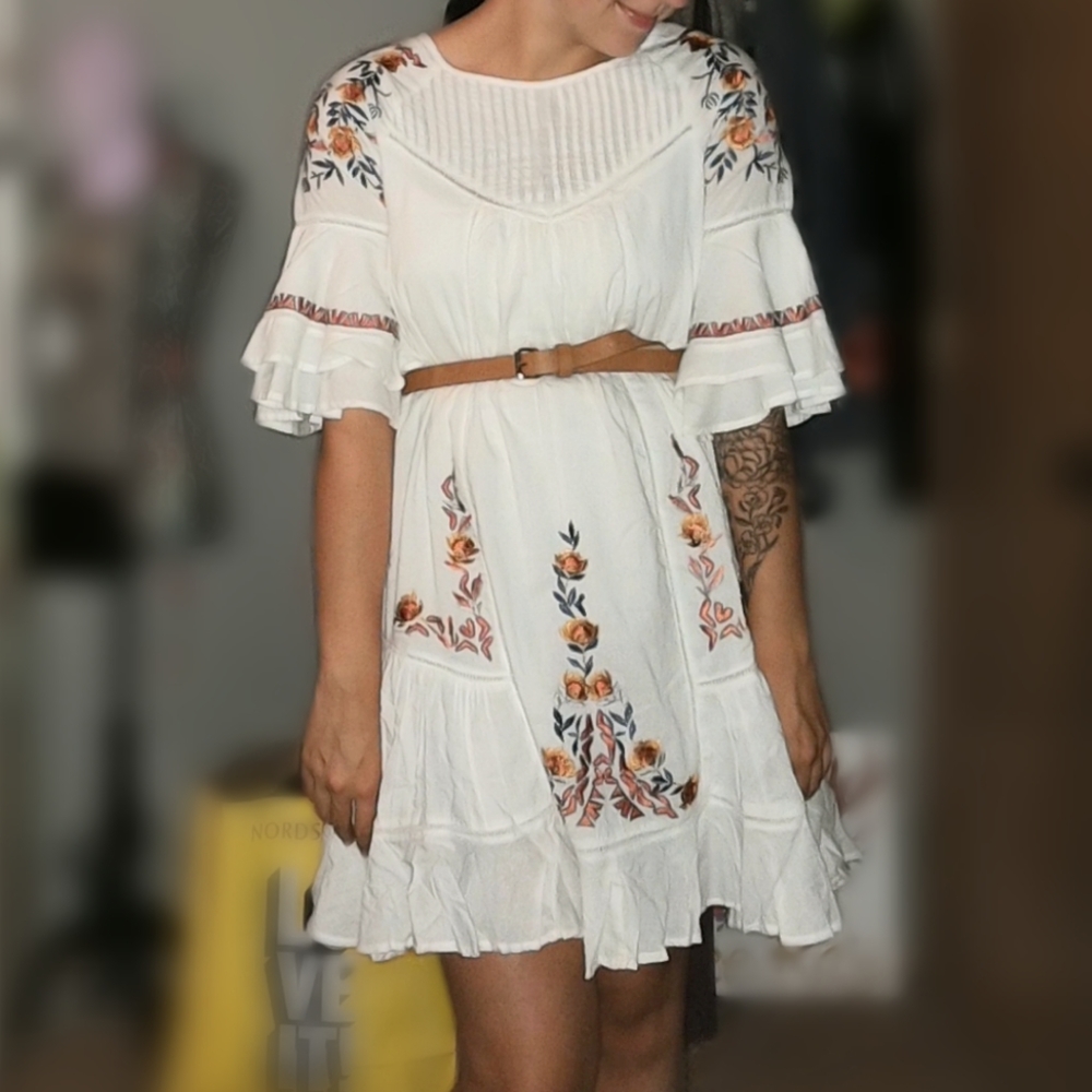 Free People Embroidered Dress